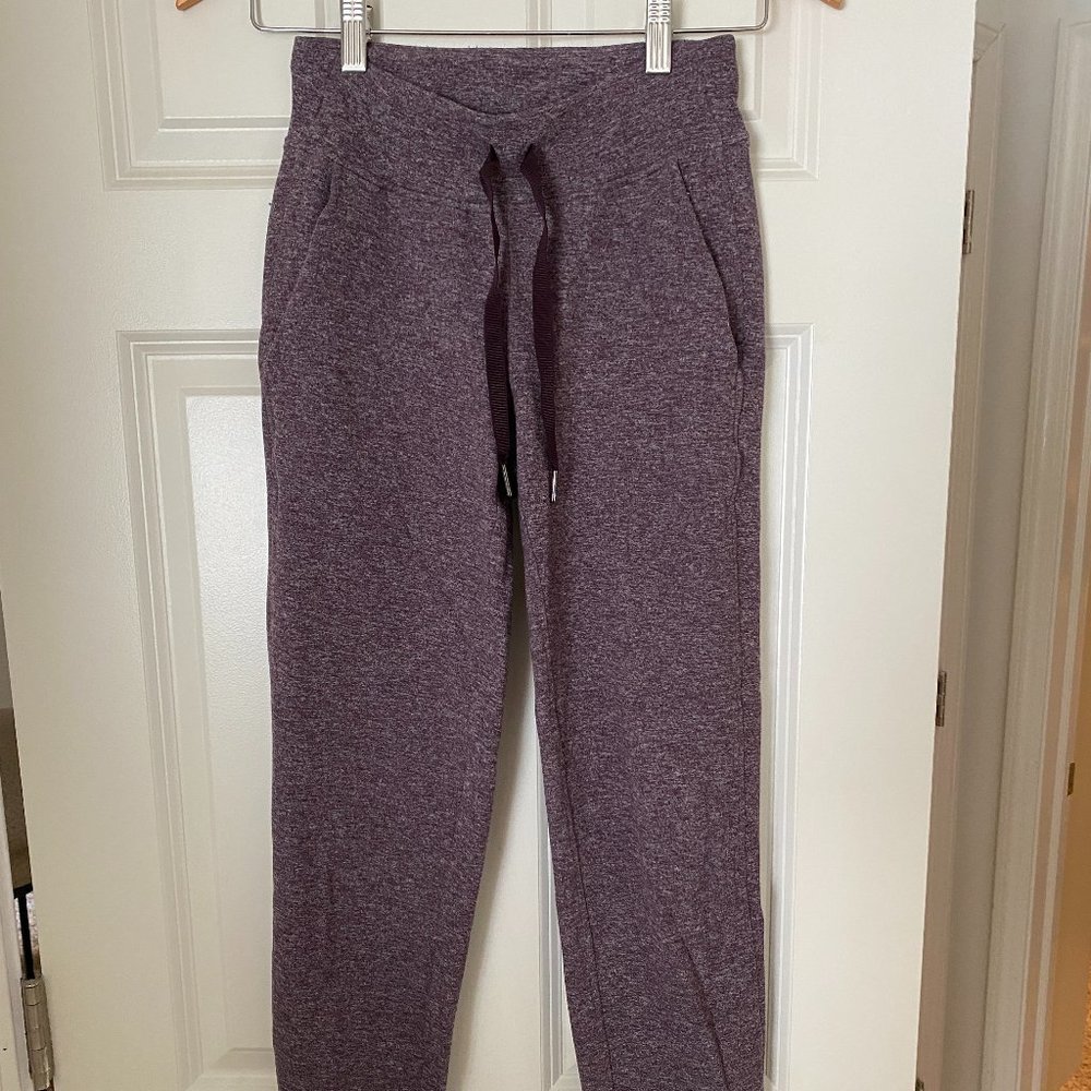 Lululemon Heathered Purple Joggers with Pockets